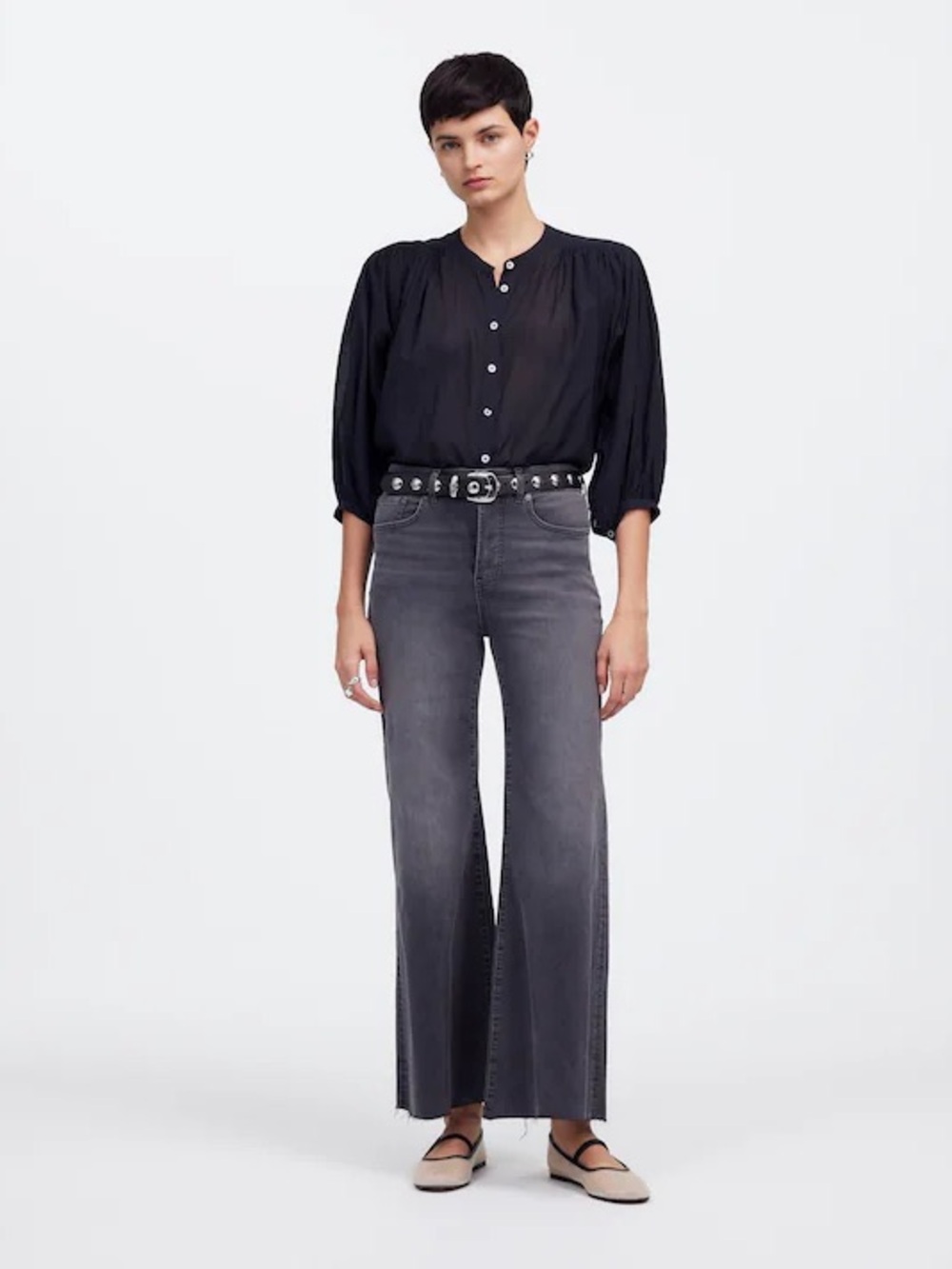 Madewell Flared Wide Leg Jean